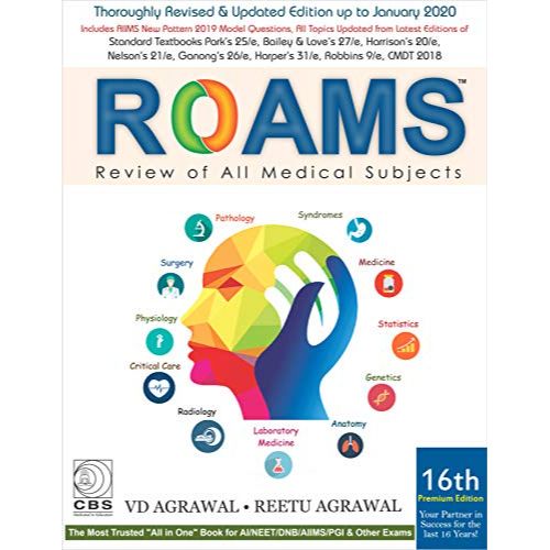ROAMS Review of All Medical Subjects By V.D. Agrawal