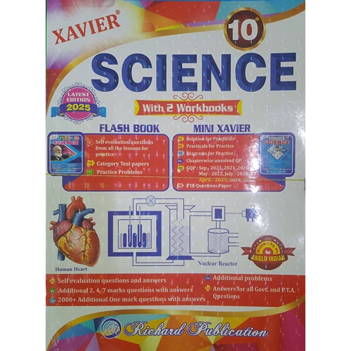 10th Xavier Science Guide (Based On the New Syllabus 2025-2026) with Mini Xavier and Flash Book