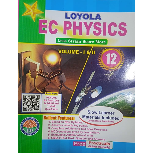12th EC Physics Guide Volume -I & II (Based On the New Syllabus 2025-26)