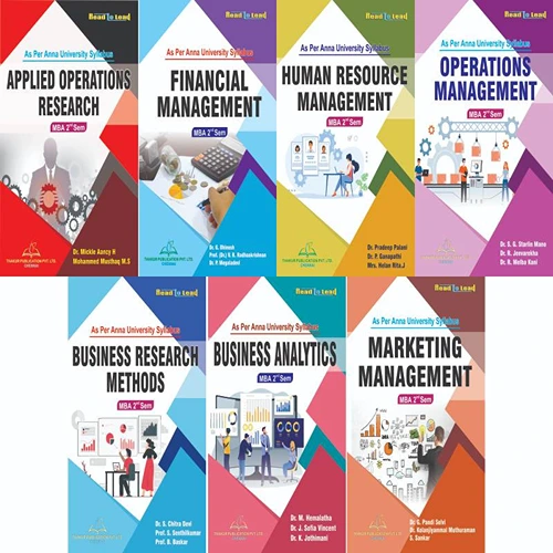 Thakur MBA Second Semester Anna University 2021 Regulation