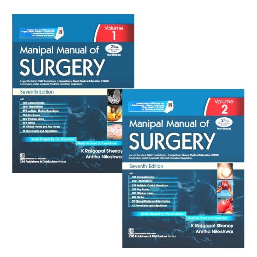 81fuRlHpODL._SL1500_ Manipal Manual of Surgery Set of 2 Volumes by K Rajgopal Shenoy, 7th Edition (2025) - Image 1