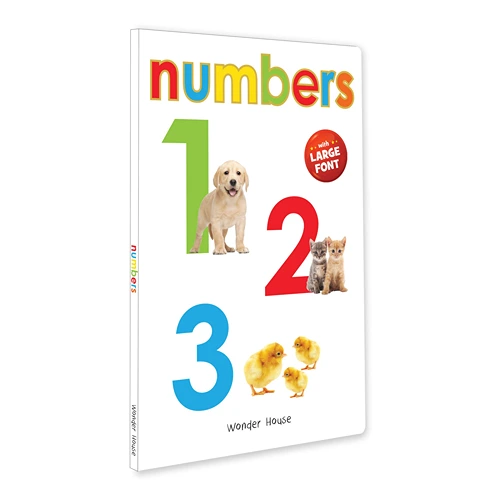 Numbers Early Learning Board Book With Large Font Big Board Books
