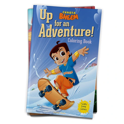 Chhota Bheem UP For An Adventure: Jumbo Size Coloring Book For Children  (Giant Book Series) – mybooksfactory