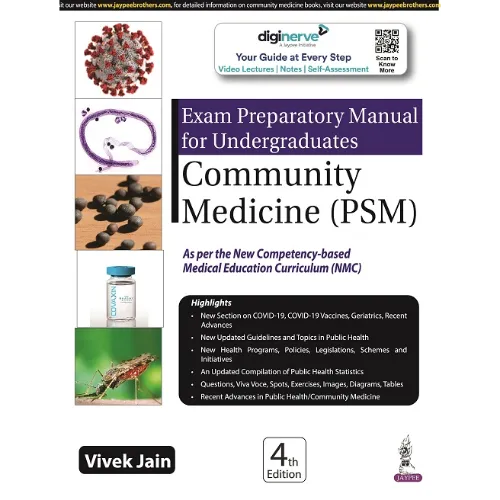 Exam Preparatory Manual for Undergraduates Community Medicine (PSM) By Vivek Jain