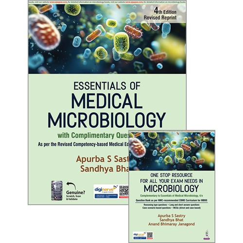 Essentials of Medical Microbiology By Apurba Sastry, 4th Edition 2025 Reprint