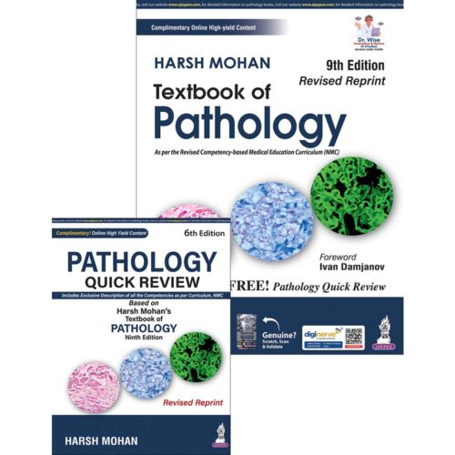 9789356963344 (1) Textbook of Pathology By Harsh Mohan, 9th Edition (Revised Reprint) - Image 1