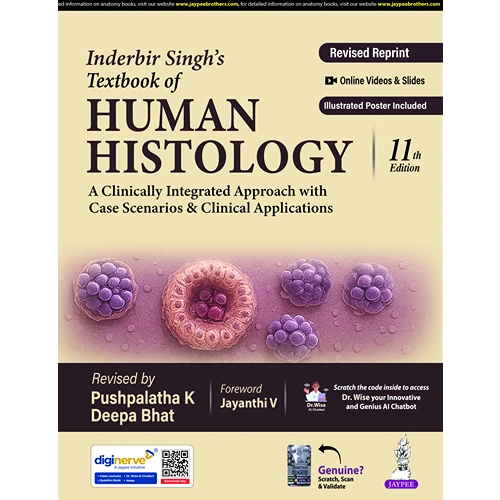 Inderbir Singh's Textbook of Human Histology by Pushpalatha K, 11th Edition