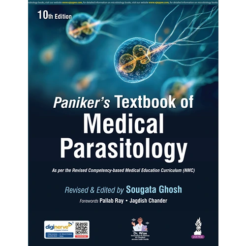 Paniker's Textbook of Medical Parasitology by Sougata Ghosh, 10th Edition