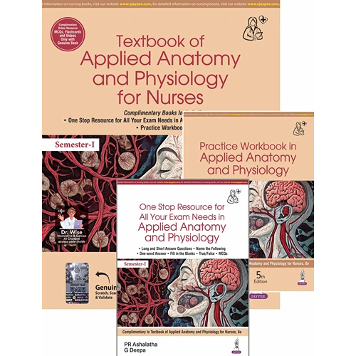 Textbook of Applied Anatomy and Physiology for Nurses with Practice Workbook by PR Ashalatha, 8th Edition