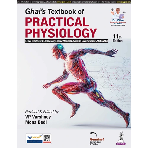 Ghai's Textbook of Practical Physiology by VP Varshney, 11th Edition