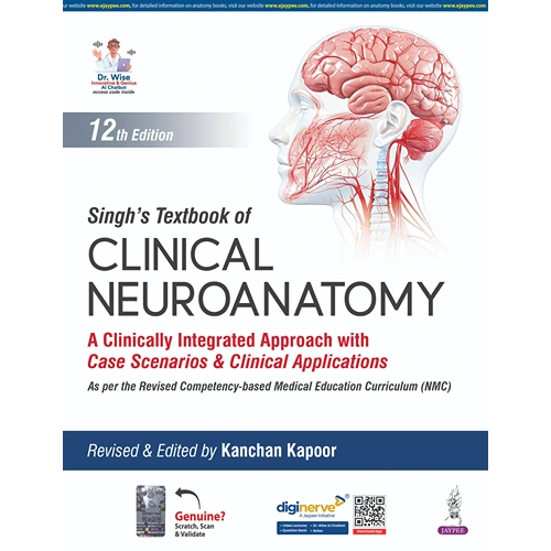 Singh’s Textbook of Clinical Neuroanatomy by Kanchan Kapoor, 12th Edition