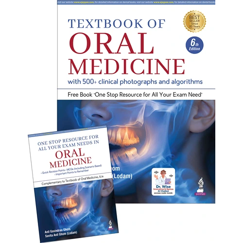 Textbook of Oral Medicine by Anil Govindrao Ghom, 6th Edition