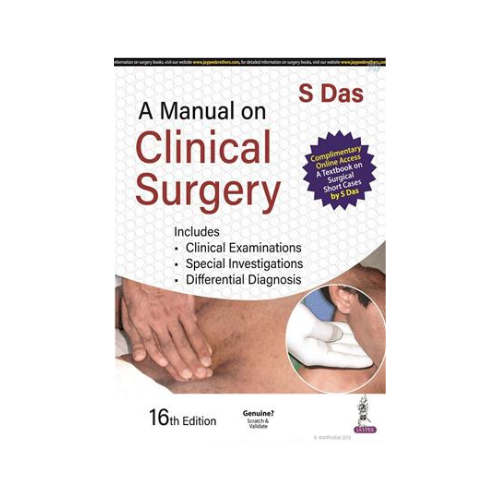A Manual On Clinical Surgery By S.Das, 16th Edition