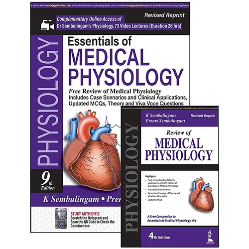 Essentials of Medical Physiology By Sembulingam, 9th Edition 2023
