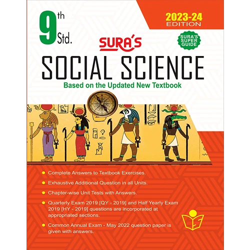 9th Sura’s Social Science Guide Based on New Syllabus 2023-2024 (English)
