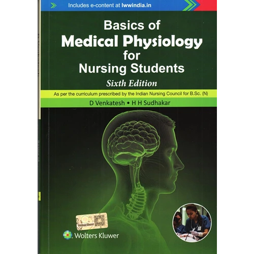 Basics of Medical Physiology for Nursing Students by D Venkatesh, 6th Edition