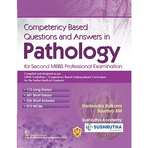 Competency Based Questions and Answers in Pathology by Sushrutha Academy 1st Edition