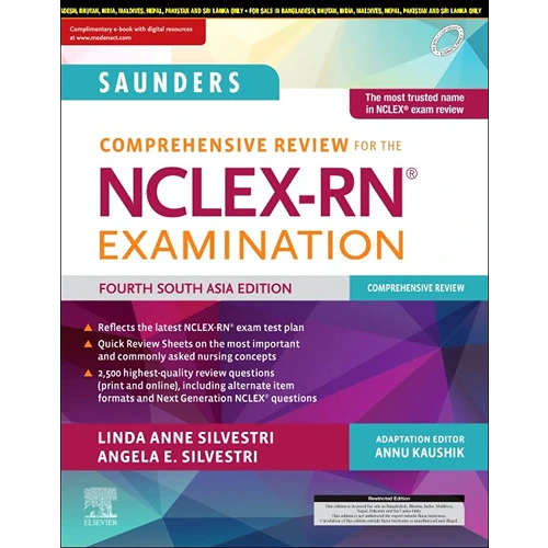 Saunders Comprehensive Review for the NCLEX-RN Examination, Fourth South Asia Edition By Kaushik