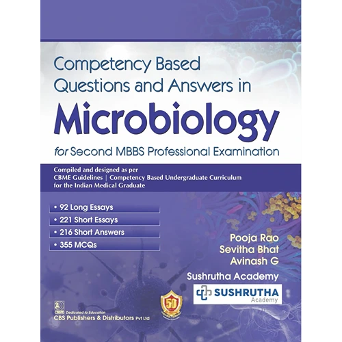 Competency Based Questions and Answers in Microbiology by Sushrutha Academy, 1st Edition