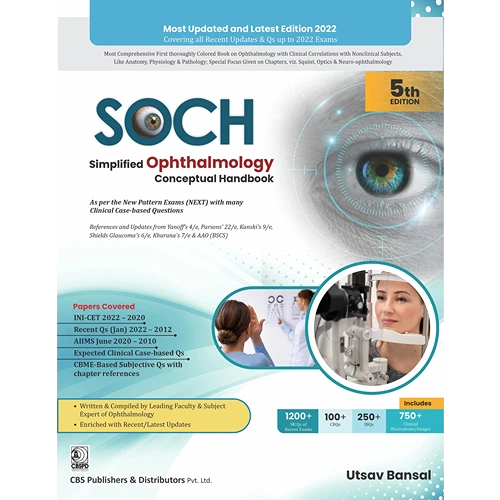 SOCH (Simplified Ophthalmology Conceptual Handbook) by Utsav Bansal, 5th Edition