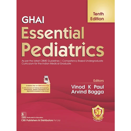 GHAI Essential Pediatrics by Vinod K Paul, 10th Edition