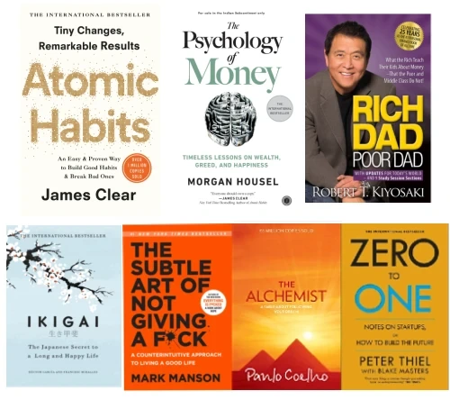 Self help books to read (BOOKS COMBO OF 7)