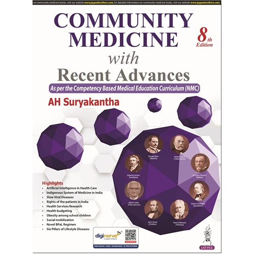 Community Medicine with Recent Advances by AH Suryakantha, 8th Edition