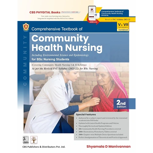 Comprehensive Textbook of Community Health Nursing For Bsc Nursing Students by Shyamala D Manivannan, 2nd Edition