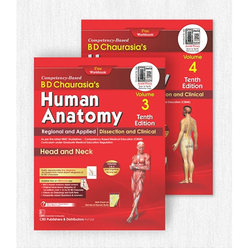 BD Chaurasias Human Anatomy 10 Ed Vol 3 And 4 Regional And Applied Dissection And Clinical Head And Neck Brain Neuroanatomy