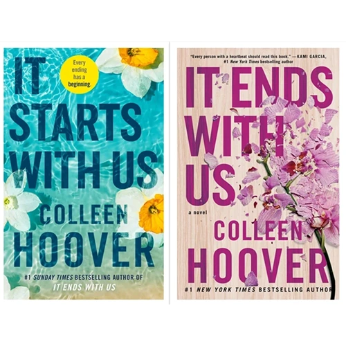 It Starts With Us - It Ends With Us by Colleen Hoover (Set of 2 Books)