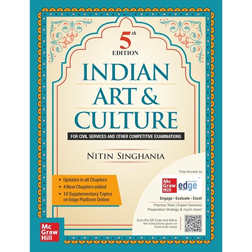 Indian Art And Culture for UPSC by Nitin Singhania, 5th Edition
