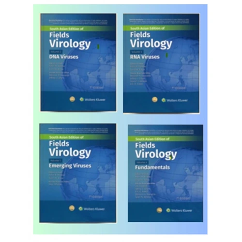 Fields Virology Set of 4 Volumes By Howley PM, 7th South Asia Edition 2024