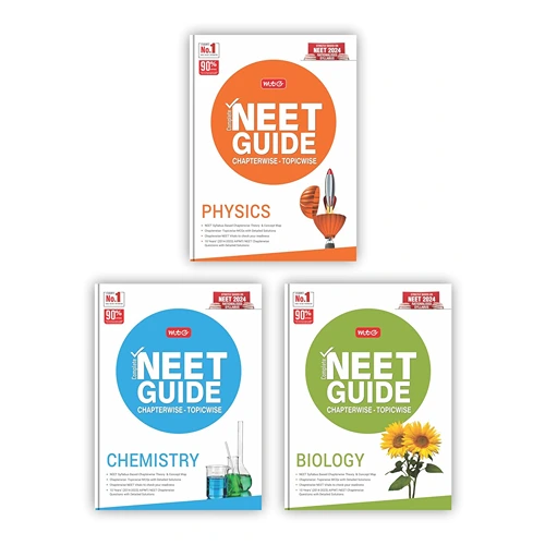 MTG Complete NEET Guide Physics, Chemistry & Biology Book For 2024-2025 Exam