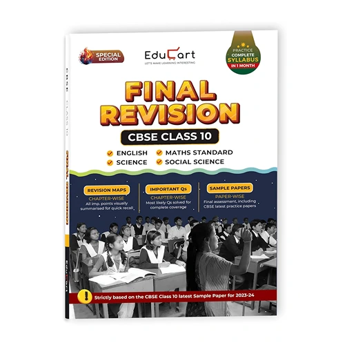 Educart CBSE Class 10 Final Revision Book - Maths,  Science,  SST and English (Includes Additional Sample Papers for 2023-24)