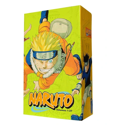Naruto Box Set by Masashi Kishimoto Volumes 1-27 with Premium