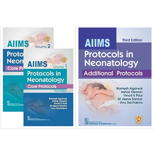 AIIMS Protocols in Neonatology Core & Additional Protocols (Combo), 3rd Edition