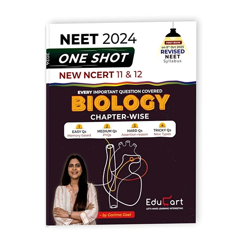 Educart NEET One Shot Biology Chapter-wise book on New NCERT 2024 by Garima Goel