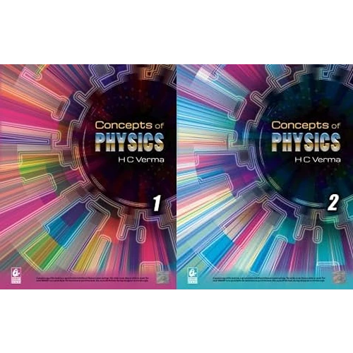 Concepts of Physics by HC Verma, Volume 1 & 2 (Combo), 2024-25