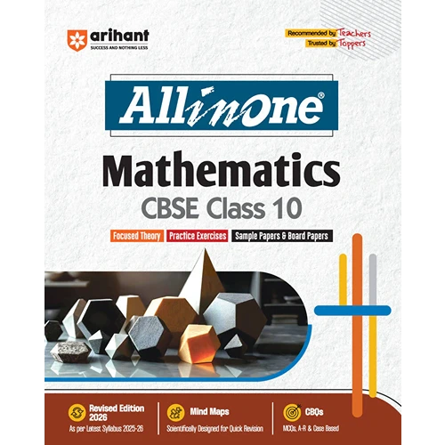 All In One Mathematics Class 10th Based On Latest NCERT Syllabus For CBSE Exams 2025-26