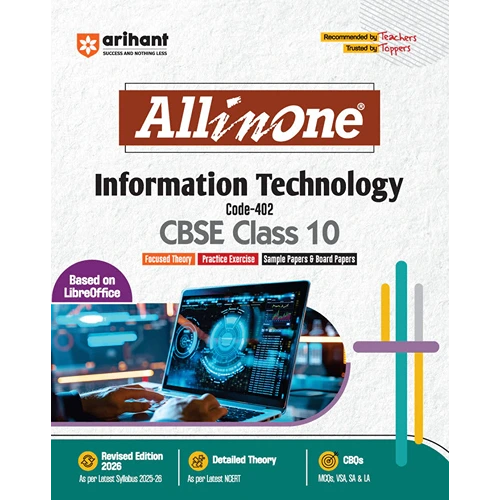All In One Information Technology Class 10th Based On Latest NCERT Syllabus For CBSE Exams 2025-26