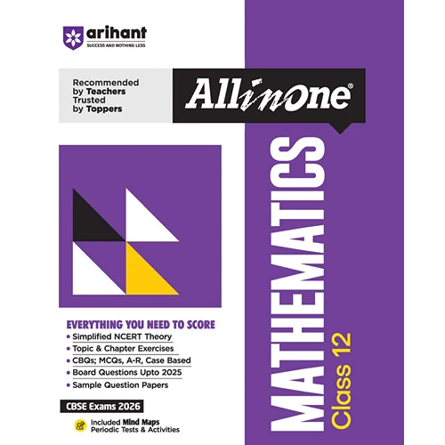 All In One Mathematics Class 12th Based On Latest NCERT Syllabus For CBSE Exams 2025-26