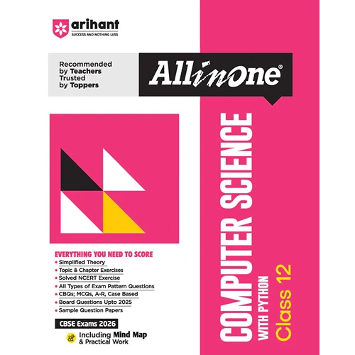 All In One Computer Science with Python Class 12th Based On Latest NCERT Syllabus For CBSE Exams 2025-26