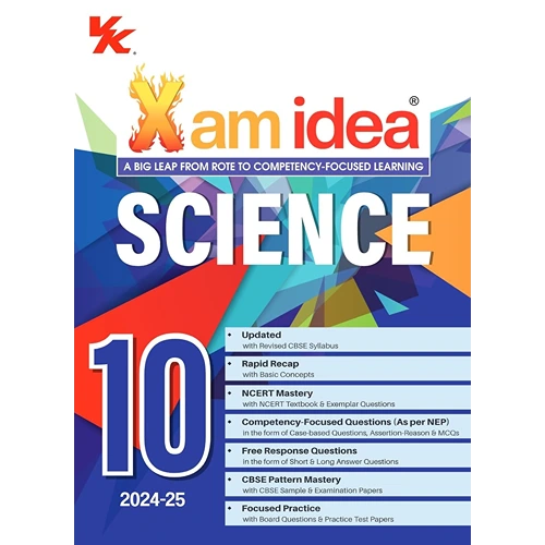 Xam idea Class 10 CBSE Science Chapterwise Question Bank Based on Revised CBSE Syllabus, NCERT Questions Included, (2024-25).