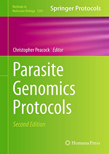 41QHYtx9fwL._SL500_.jpg Parasite Genomics Protocols 2Ed Vol 1201 (Hb 2014) By Peacock - Image 1