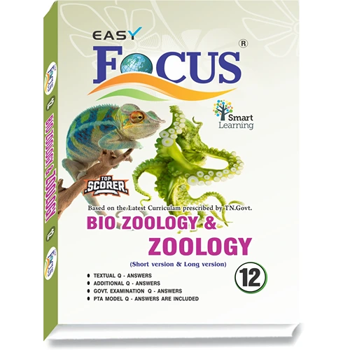 12th Easy Focus Bio-Zoology Top Scorer Guide (English) 2024-25