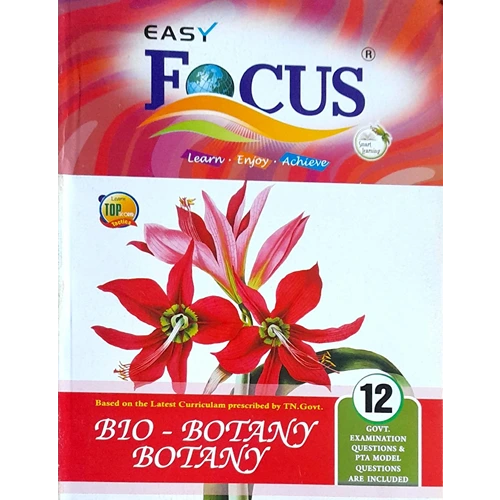 12th Easy Focus Bio-Botany Top Scorer Guide (English) 2024-25