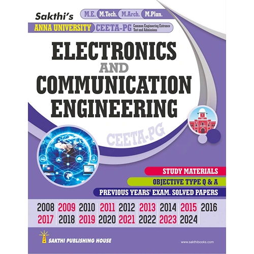 CEETA-PG Electronics And Communication Engineering Study Materials & Previous Years Solved Papers 2025 (English)