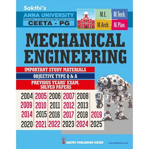 CEETA-PG Mechanical Engineering Study Materials & Previous Years Exam Solved Papers 2026 (English)