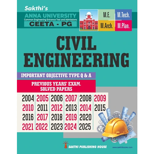 CEETA-PG Civil Engineering Previous Years Examination Solved Papers 2026 (English)