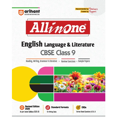 All In One English Language & Literature CBSE Class 9th Based On Latest CBSE Syllabus For Exams 2025-26